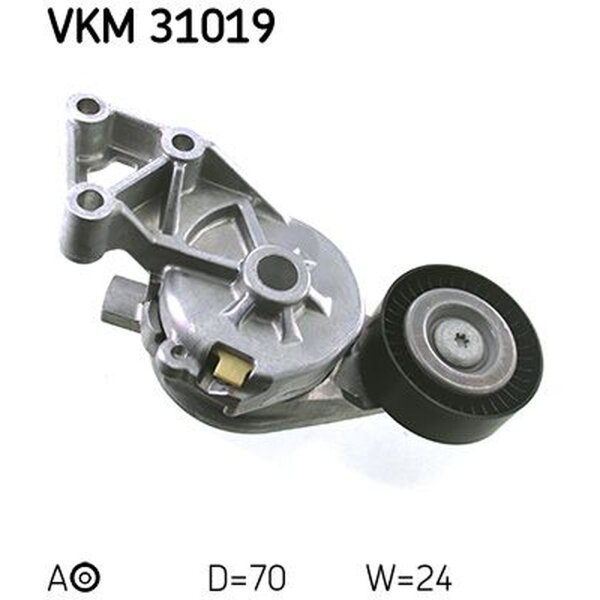 SKF VKM 31019 Riemenspanner, Keilrippenriemen