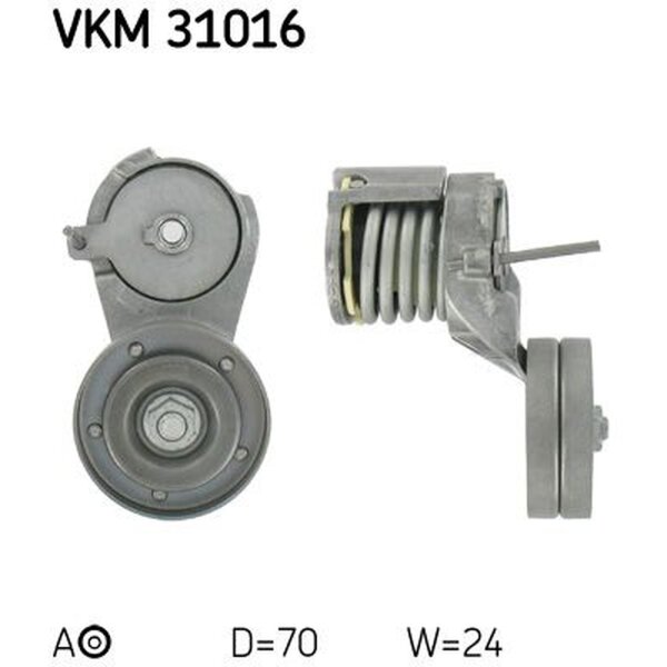 SKF VKM 31016 Riemenspanner, Keilrippenriemen