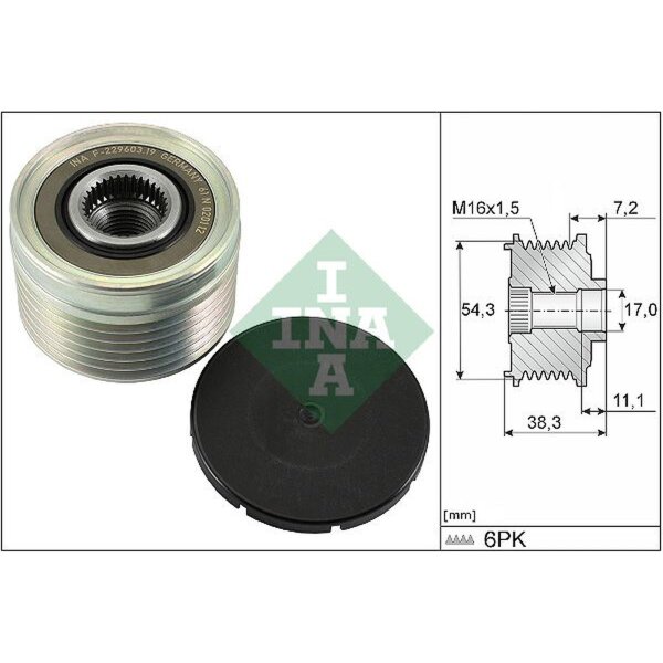 Schaeffler INA 535 0039 10 Generatorfreilauf
