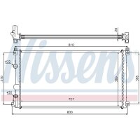 NISSENS 63824A Kühler, Motorkühlung