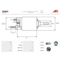 AS-PL SS9002 Magnetschalter, Starter