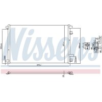 NISSENS 94626 Kondensator, Klimaanlage