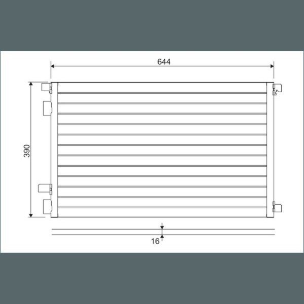 Kondensator VALEO 817608 - 1 Stück