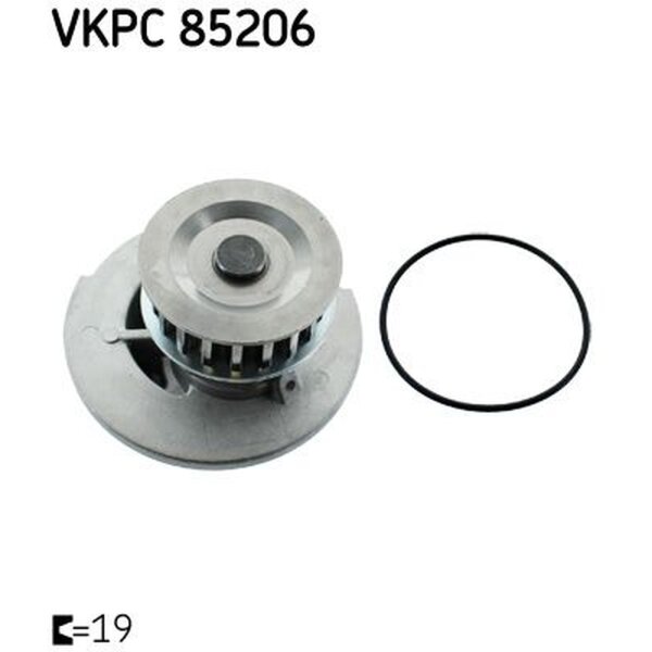 SKF VKPC 85206 Wasserpumpe, Motorkühlung
