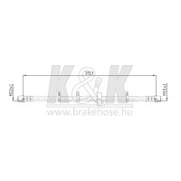 K&K FT0338 Bremsschlauch