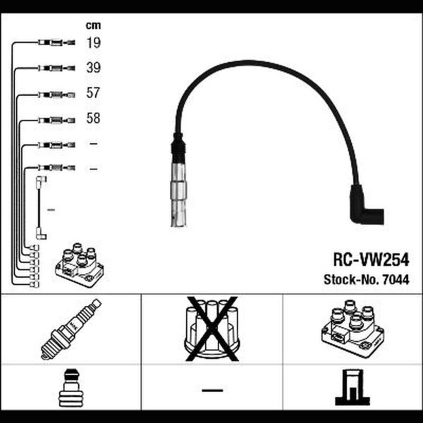 NGK 7044 Zündleitungssatz