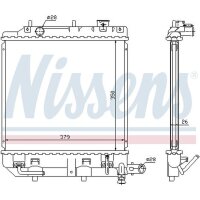 NISSENS 62459 Kühler, Motorkühlung