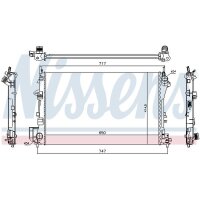 NISSENS 63024A Kühler, Motorkühlung