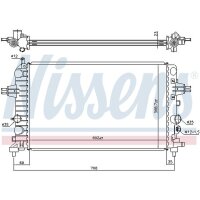 NISSENS 63028A Kühler, Motorkühlung