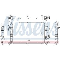 NISSENS 63029A Kühler, Motorkühlung