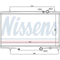 NISSENS 61297 Kühler, Motorkühlung