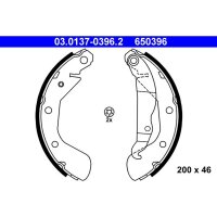 ATE 03.0137-0396.2 Bremsbackensatz