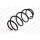 Spiralfeder Lesjöfors 4095827 Vorderachse - 1 Stück