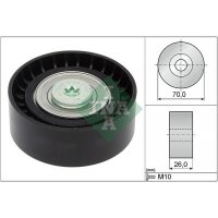 Schaeffler INA 532 0434 10 Umlenk-/Führungsrolle,...