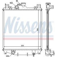 NISSENS 64173A Kühler, Motorkühlung