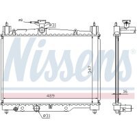 NISSENS 64789A Kühler, Motorkühlung