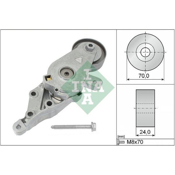 Schaeffler INA 534 0140 30 Riemenspanner, Keilrippenriemen