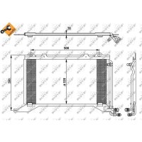 NRF 35245 Kondensator, Klimaanlage