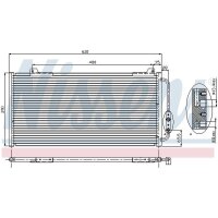 NISSENS 94255 Kondensator, Klimaanlage