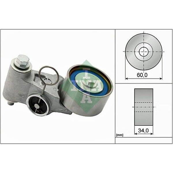 Schaeffler INA 531 0655 20 Spannrolle, Zahnriemen