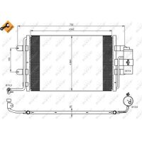 NRF 35227 Kondensator, Klimaanlage