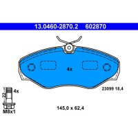 ATE 13.0460-2870.2 Bremsbelagsatz, Scheibenbremse