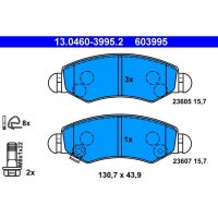 ATE 13.0460-3995.2 Bremsbelagsatz, Scheibenbremse