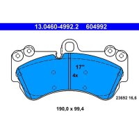 ATE 13.0460-4992.2 Bremsbelagsatz, Scheibenbremse