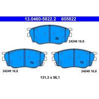 ATE 13.0460-5822.2 Bremsbelagsatz, Scheibenbremse