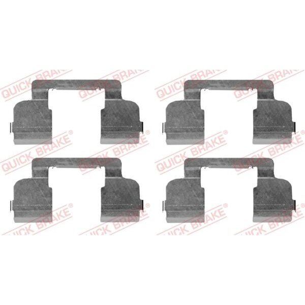 QUICK BRAKE 109-1698 Zubehörsatz, Scheibenbremsbelag