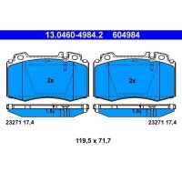 ATE 13.0460-4984.2 Bremsbelagsatz, Scheibenbremse
