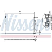 NISSENS 94432 Kondensator, Klimaanlage