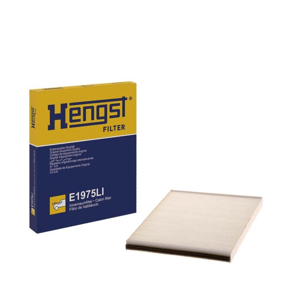 Pollenfilter Hengst Filter E1975LI Innenraumfilter 251x192x21 - 1 Stück