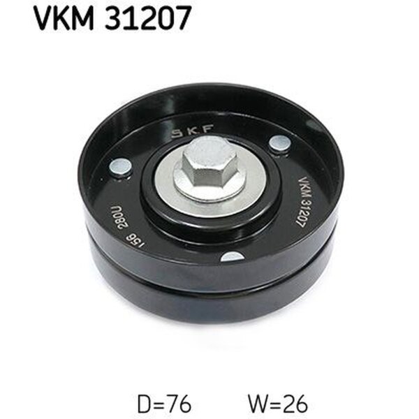 SKF VKM 31207 Umlenk-/Führungsrolle, Keilrippenriemen