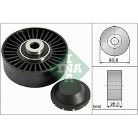 Schaeffler INA 532 0370 20 Umlenk-/Führungsrolle,...