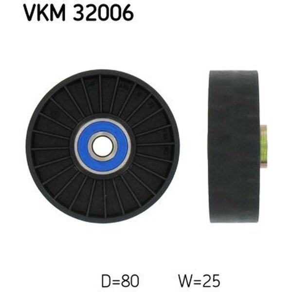 SKF VKM 32006 Umlenk-/Führungsrolle, Keilrippenriemen