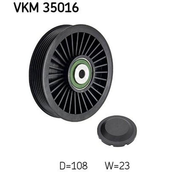 SKF VKM 35016 Umlenk-/Führungsrolle, Keilrippenriemen