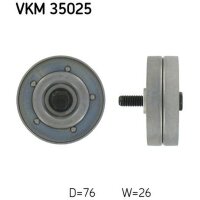 SKF VKM 35025 Umlenk-/Führungsrolle, Keilrippenriemen