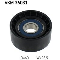 SKF VKM 36031 Umlenk-/Führungsrolle, Keilrippenriemen