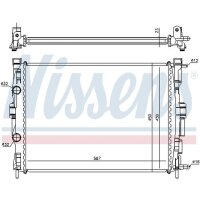 NISSENS 63764 Kühler, Motorkühlung