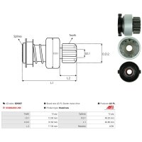 AS-PL SD9007 Freilaufgetriebe, Starter