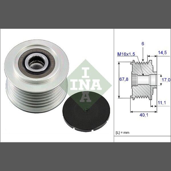 Schaeffler INA 535 0052 10 Generatorfreilauf