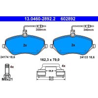 ATE 13.0460-2892.2 Bremsbelagsatz, Scheibenbremse