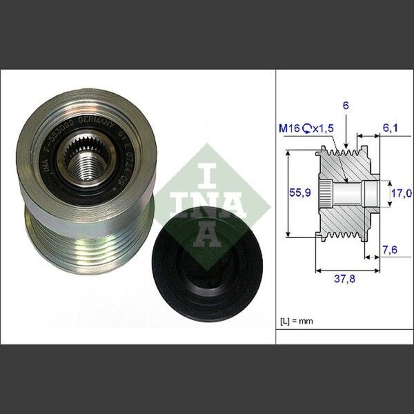 Schaeffler INA 535 0072 10 Generatorfreilauf