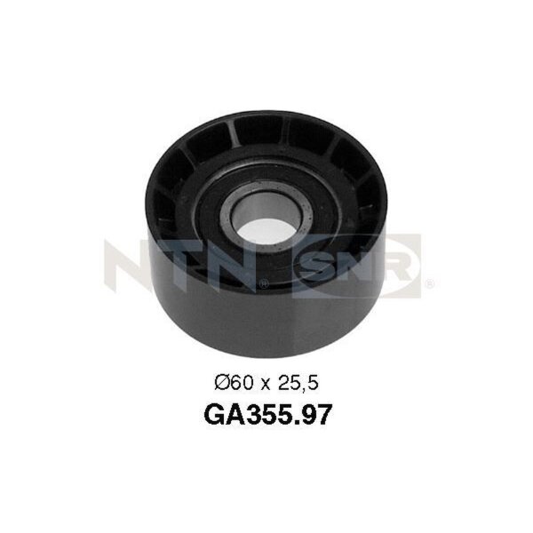 SNR GA355.97 Umlenk-/Führungsrolle, Keilrippenriemen