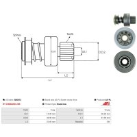 AS-PL SD0012 Freilaufgetriebe, Starter