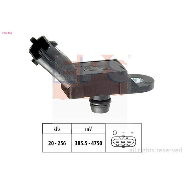 EPS 1.993.055 Luftdrucksensor, Höhenanpassung