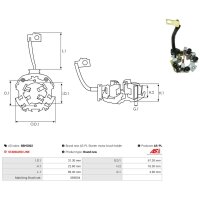 AS-PL SBH5002 Halter, Kohlebürsten