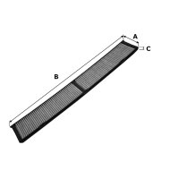 Innenraum-/Pollenfilter Valeo 715503 Aktivkohlefilter - 1...