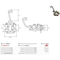 AS-PL SBH0013 Halter, Kohlebürsten